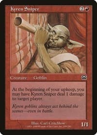 Kyren Sniper - Mercadian Masques - Magic: The Gathering card