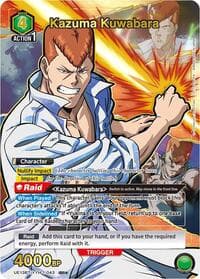 Kazuma Kuwabara (043) (SR*) - UE13BT: Yu Yu Hakusho: Ghost Files - Union Arena card