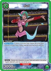 Juri - UE13BT: Yu Yu Hakusho: Ghost Files - Union Arena card