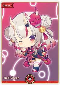 Red Cheer - Nakiri Ayame (P) - hololive OFFICIAL CARD GAME Promos - Hololive card