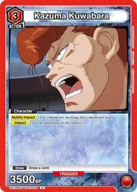 Kazuma Kuwabara (075) - UE13BT: Yu Yu Hakusho: Ghost Files - Union Arena card