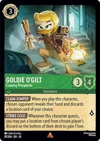 Goldie O'Gilt - Cunning Prospector - Whispers in the Well - Disney Lorcana card