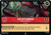 The Bitterwood - Underground Forest - Whispers in the Well - Disney Lorcana card