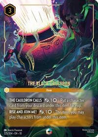 The Black Cauldron (Enchanted) - Whispers in the Well - Disney Lorcana card