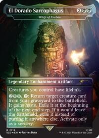 El Dorado Sarcophagus - Whip of Erebos (Rainbow Foil) - Secret Lair Drop Series - Magic: The Gathering card