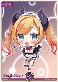 Purple Cheer - Yuzuki Choco (P) - hololive OFFICIAL CARD GAME Promos - Hololive card