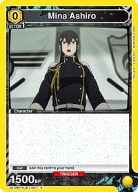 Mina Ashiro (001) - UE12BT: Kaiju No. 8 - Union Arena card