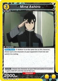 Mina Ashiro (003) - UE12BT: Kaiju No. 8 - Union Arena card
