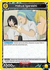 Hakua Igarashi - UE12BT: Kaiju No. 8 - Union Arena card