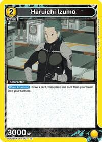 Haruichi Izumo (007) - UE12BT: Kaiju No. 8 - Union Arena card