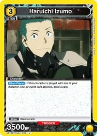 Haruichi Izumo (008) - UE12BT: Kaiju No. 8 - Union Arena card