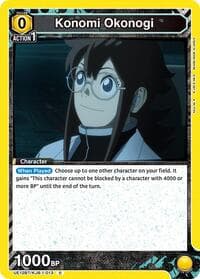 Konomi Okonogi (013) - UE12BT: Kaiju No. 8 - Union Arena card