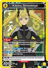 Kikoru Shinomiya (020) - UE12BT: Kaiju No. 8 - Union Arena card
