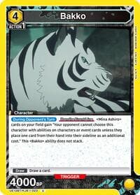 Bakko (023) - UE12BT: Kaiju No. 8 - Union Arena card