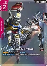 Close Combat (C+) - Starter Deck 06: Clan Unity - Gundam Card Game card