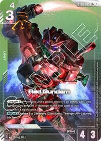 Red Gundam (LR+) - Starter Deck 06: Clan Unity - Gundam Card Game card