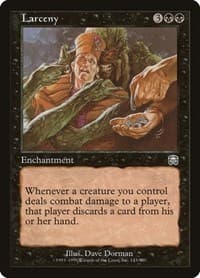 Larceny - Mercadian Masques - Magic: The Gathering card