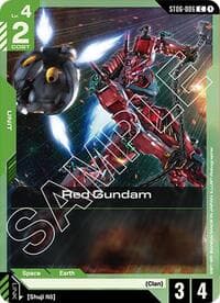 Red Gundam (C) - Starter Deck 06: Clan Unity - Gundam Card Game card