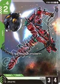 Red Gundam (C+) - Starter Deck 06: Clan Unity - Gundam Card Game card