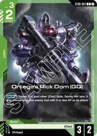 Ortega's Rick Dom (GQ) - Starter Deck 06: Clan Unity - Gundam Card Game card