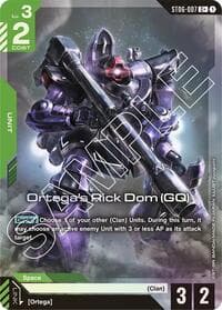 Ortega's Rick Dom (GQ) (C+) - Starter Deck 06: Clan Unity - Gundam Card Game card