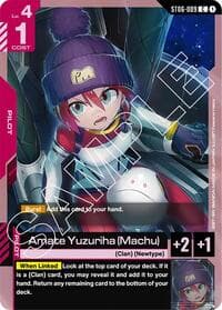 Amate Yuzuriha (Machu) - Starter Deck 06: Clan Unity - Gundam Card Game card