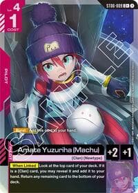 Amate Yuzuriha (Machu) (C+) - Starter Deck 06: Clan Unity - Gundam Card Game card
