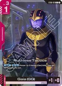 Ruthless Tactics (C+) - Starter Deck 06: Clan Unity - Gundam Card Game card