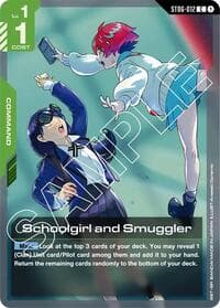 Schoolgirl and Smuggler - Starter Deck 06: Clan Unity - Gundam Card Game card