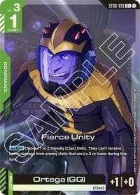 Fierce Unity (C+) - Starter Deck 06: Clan Unity - Gundam Card Game card