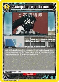 Accepting Applicants - UE12BT: Kaiju No. 8 - Union Arena card