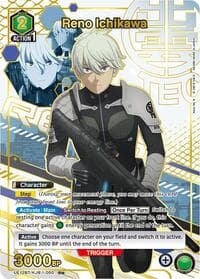 Reno Ichikawa (050) (R*) - UE12BT: Kaiju No. 8 - Union Arena card