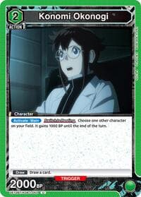 Konomi Okonogi (052) - UE12BT: Kaiju No. 8 - Union Arena card