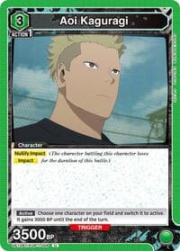 Aoi Kaguragi (056) - UE12BT: Kaiju No. 8 - Union Arena card