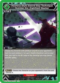 Hoshina-Style Sword-Slay Technique Number Six: Eightfold Slasher - UE12BT: Kaiju No. 8 - Union Arena card
