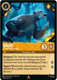 Baloo - Friend and Guardian - Whispers in the Well - Disney Lorcana card