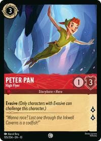 Peter Pan - High Flyer - Whispers in the Well - Disney Lorcana card