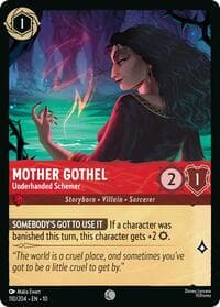 Mother Gothel - Underhanded Schemer - Whispers in the Well - Disney Lorcana card