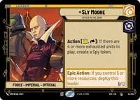 Sly Moore - Cipher in the Dark - Secrets of Power - Star Wars: Unlimited card