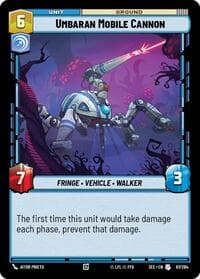 Umbaran Mobile Cannon - Secrets of Power - Star Wars: Unlimited card