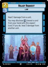 Relief Request - Secrets of Power - Star Wars: Unlimited card