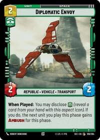 Diplomatic Envoy - Secrets of Power - Star Wars: Unlimited card