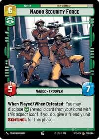 Naboo Security Force - Secrets of Power - Star Wars: Unlimited card