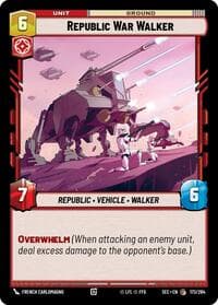 Republic War Walker - Secrets of Power - Star Wars: Unlimited card