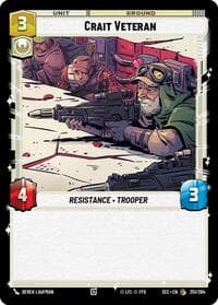Crait Veteran - Secrets of Power - Star Wars: Unlimited card