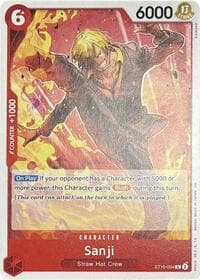 Sanji - ST10-004 - Learn Together Deck Set - One Piece Card Game card