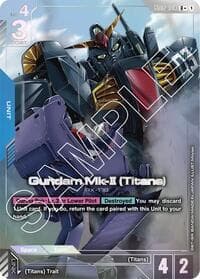 Gundam Mk-II (Titans) (R+) - Dual Impact - Gundam Card Game card