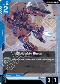 Galbaldy Beta - Dual Impact - Gundam Card Game card