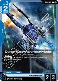 Delta Plus (Waverider Mode) - Dual Impact - Gundam Card Game card