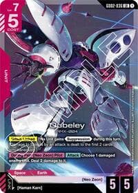 Qubeley - Dual Impact - Gundam Card Game card